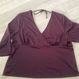 4x NWOT Womens Plus Size Plum Top